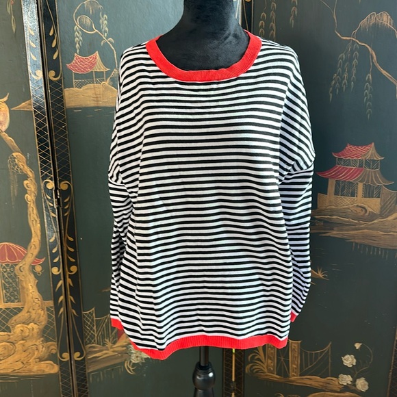 *no brand Sweaters - Nuieinu Women’s Striped Sweater size XL